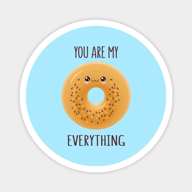 My Everything Bagel Magnet by AnishaCreations